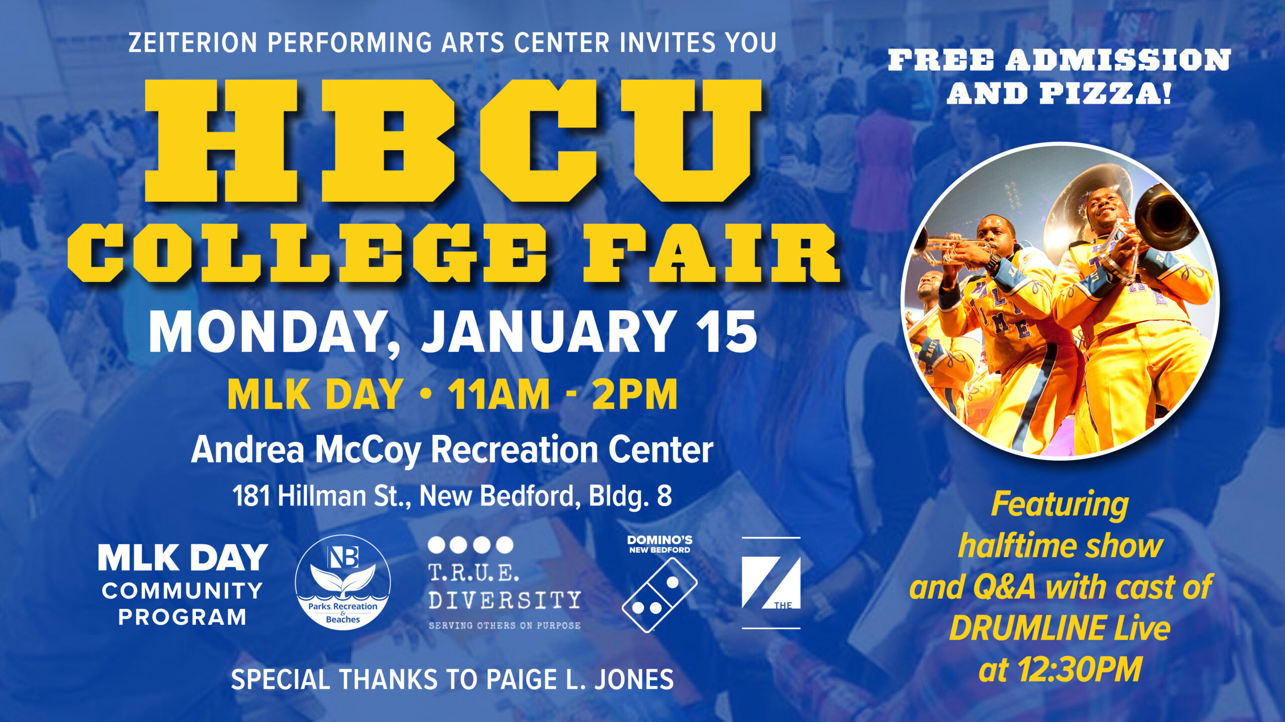 HBCU College Fair horizontal poster