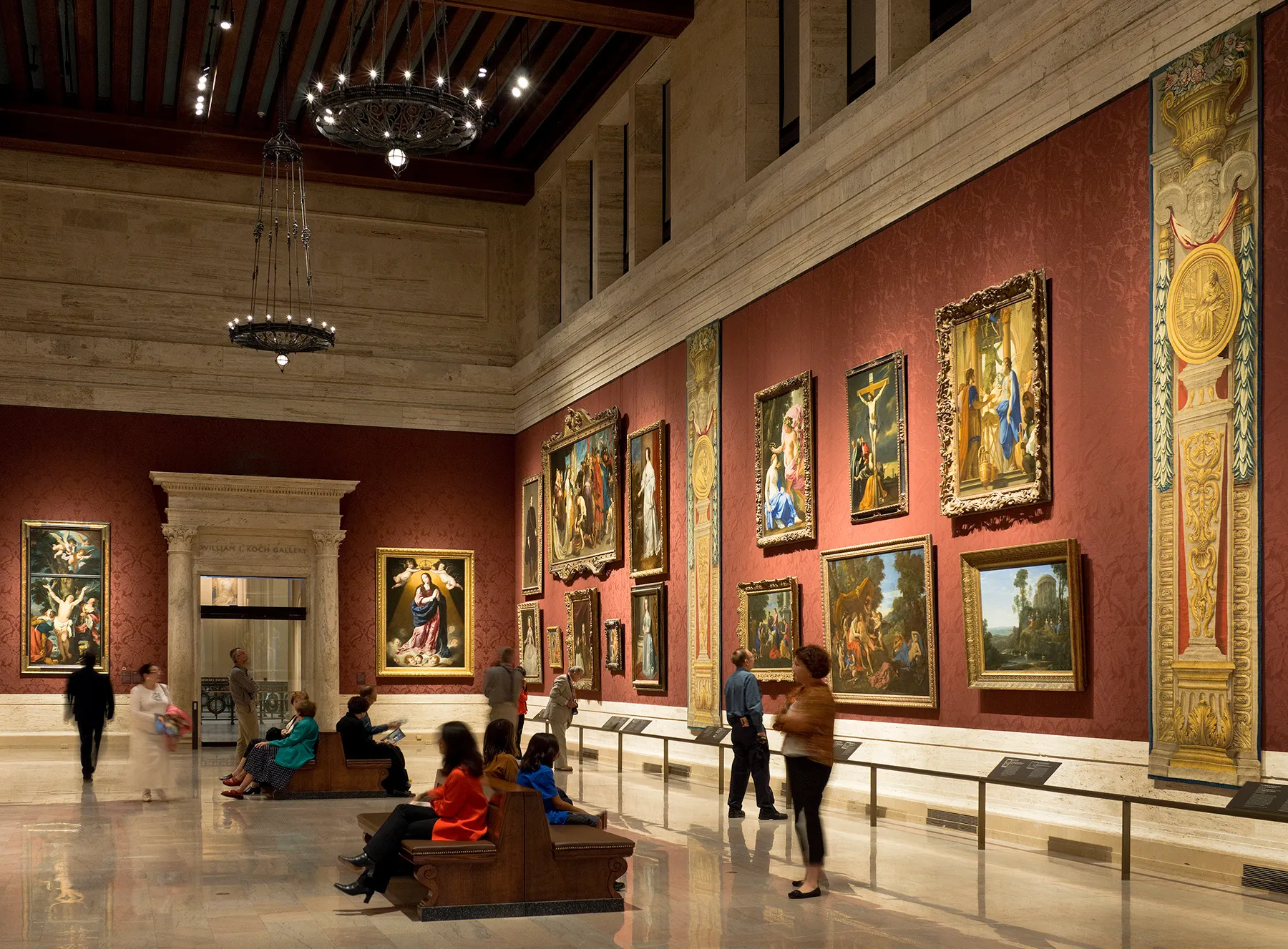 The inside of the Bosten museum of art